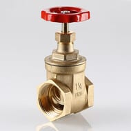 Задвижка клиновая 1 1/2"ВВ VALTEC латунь PN16  VT.012.RG.08