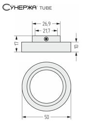 ���������� TUBE d - 21,3 �� ������� ������ �������, 31-1029-0001