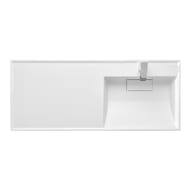 Раковина Aquaton Лондри 120 1A72243KLH010 1200x500x150  д/стир.маш., литой мрамор, чаша справа, белая