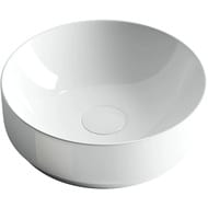 Раковина накладная Ceramicanova Element 355х355х125 круглая, без перелива, цвет: белый CN6005