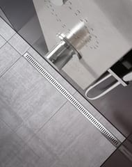 Душевой канал RAVAK Zebra 750 с решеткой 750х61мм, с сифоном, пластик/нерж.сталь