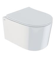 Унитаз подвесной IDDIS Stone 490х370х340 безободковый, с сиденьем микролифт STORDSEi25/STORNSEi25