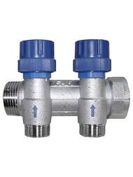 Коллектор регулируемый FAR 1"ВН на 2 отвода М24х19, FK 3913 C102
