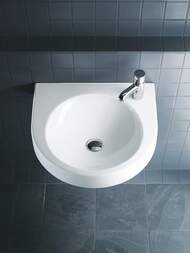 Умывальник DURAVIT ARCHITEC 575х520х150 намеченное отверстие под смеситель слева 0449580000