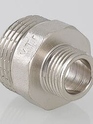 Ниппель VALTEC  3/4"х1/2" латунь никелированная VTr.580.N.0504