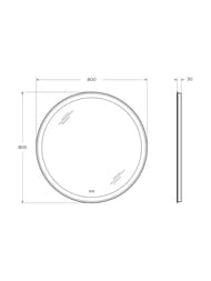 ������� Cezares MULTICOLORE (800�800�30) CZR-SPC-MC-800-RGB-TCH ��������� ����.,�����. RGB