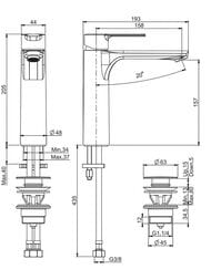 ��������� ��� �������� FIMA Carlo Frattini Mast �������������, ������.�����, ����. ������ F3131LOS