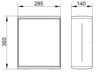 ������� �������� ��������� Keuco Moll ���������, � ��������, ����� ������ ��������/����� 12785010200