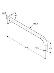 ��������� KLUDI A-QA ��� �������� ���� 400��, ���������, ���������� 61��, ���� 6653405-00