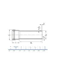 Канализационная труба REHAU 110/500 мм, шумопоглощающая, 1120274