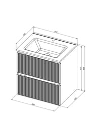 ����� ��� �������� Aquanet ����� 60 (600�455�637) ���������, 2 �����, ����: ������� 343975