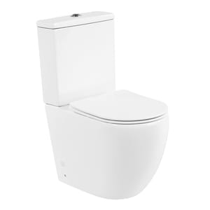 Унитаз-компакт BelBagno Amanda (385х620х845) горизонтальный выпуск, белый BB051CPR+BB051T