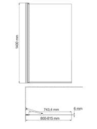    WasserKraft Berkel 8001400 48P01-80BLACK Fixed  / 