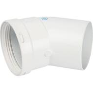 Элемент дымохода отвод 45° п/м D80 STOUT SCA-0080-000045