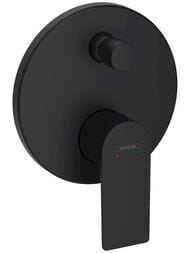Смеситель для ванны Hansgrohe Rebris E 72468670  встраиваемый, однозахватный, матовый черный — миниатюра 1