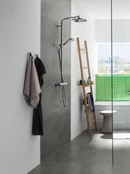 Душевая система Hansgrohe Crometta S 240 Showerpipe с термостатом д/душа, верхний и руч.душ 27267000
