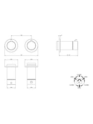 ��������� ��� �����/���� Gessi Ventaglio ��� ����������, ������� �����, ������������, ���� 63335.031