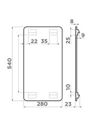   Omoikiri CB-Sumi-78-LB (280x540)   4999033