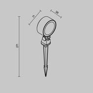 ����������� ���������� Maytoni Core (����) O495FL-L10B3K, 3000� 10�� IP 65, ������