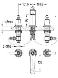 ��������� ��� �������� CEZARES LIBERTY-F-BLS-01-W0 �������������, �� 3 ���������, ����: ����