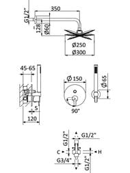 ������� ������� Cezares LEAF-DSIP-30-L-BIO �������., � ������� � ������ �����, d300 ��, ����� ���