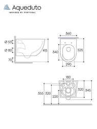 ������ ��������� Aqueduto Ovo 525�360�320, ������������, ������� � �����������, ����� ���. OVO0130