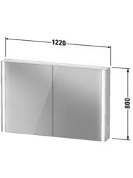 �������-���� Duravit XViu 1220�800�156 � ����������, ������, �������, 2 �����, ������� XV71440B1B1