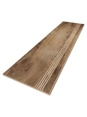 Ступень ESTIMA Brigantina Oak BG01 (300х1200) коричневая, неполированная (шт.)