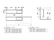 ����� ��� ���������� ������ Laufen KARTELL 4.0829.2.033.641.1 (1200�270�610) ����: ����� ������