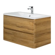 Тумба под раковину BelBagno ALBANO (600х450х570) подвесная, Rovere Rustico ALBANO-600-2C-SO-RR