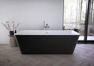 Ванна акриловая Ideal Standard Lux TONIC II 1800х800х600 отдельностоящая черная, Click-Clack K8725V3
