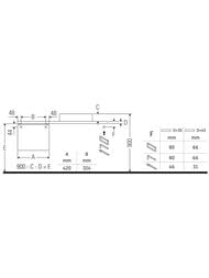    Duravit L-Cube 420400547 1 ,   LC583102222