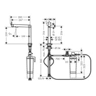  Hansgrohe Aqittura M91 240 1j  ,    ,  . 76804670