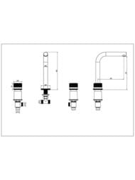 ��������� Boheme Stick 152-MG.3 ��� ��������, �� 3 ���������, �������������, ����� linea, ������ ���