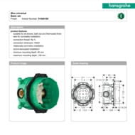 Hansgrohe ������� ����� ��������� iBox universal 01800180