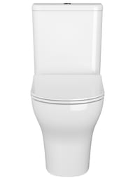 Унитаз-компакт Vitra Zentrum (355х610х830) безободковый, с сиденьем, белый 9824B003-7219