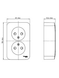 ������� Systeme Electric BLANCA �/� ������� ��� ������. ����.��., 16�, 250�, ������� BLNRA000217