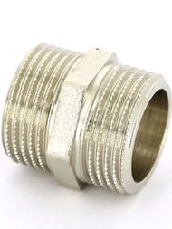 Ниппель Tiemme 1/2"Нх1/2"Н лат.никелир, 1500036(1552N000404)