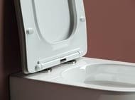 Унитаз подвесной Ceramicanova Forma 485х368х320 безободковый, сиденье микролифт, крепеж CN3009