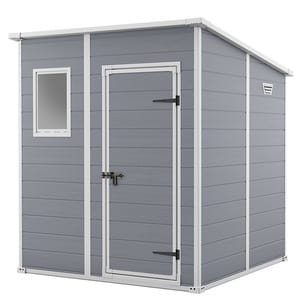 Сарай KETER MANOR PENT 6X6 (183x185x200) серо-белый
