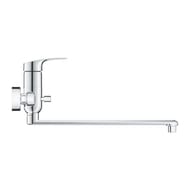 Смеситель для ванны Grohe EuroSmart поворотный излив, вынос 400 мм, однозахватный, хром 23992003