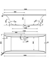   VAGNERPLAST VERONELA 180 (1800800450) ,  VPBA180VEA2X-04
