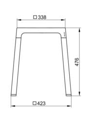 ������� Keuco Axess ��� ������ �������, �������� ����������� �������������/������ 35082170037