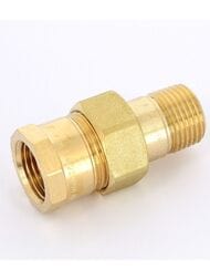 Соединение разъемное (американка) VIEGA 1/2"Нх1/2"В плоское уплотнение, бронза арт. 271 374