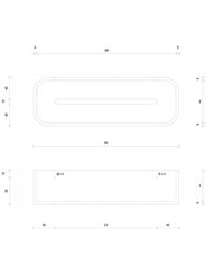 ����� ������� Decor Walther STONE DCT30 ������ 300 ��, ����: �����/����� ������� 0973855