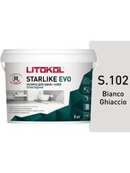 Затирка эпоксидная LITOKOL STARLIKE EVO S.102 BIANCO GHIACCIO белая, 5 кг