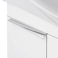Тумба под раковину AQUATON Беверли 80 1A235501BV010 760x357x455 подвесная, 2 ящика, 1 дверца, белый глянец