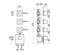   / Bossini HighFlow , ,  ,  Z031205.021
