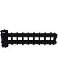 Балансировочный коллектор Gidruss BM-150-9DU до 150 кВт, 1 1/2", 4+4 контура+бок.контур, черный муа — миниатюра 1