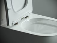 Унитаз-компакт Ceramicanova Metropol 820х620х385 безободковый, сиденье микролифт, белый CN4001 (CN4001-B+CN4001-T)